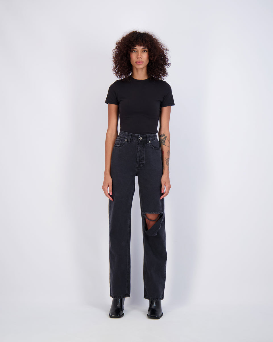 ボトムスその他 THEAIRTOWN mumu bootscut trainning pt(2 color) 4BFM137 Maddox Boot Cut Jean in Charcoal – CLAUD The Label